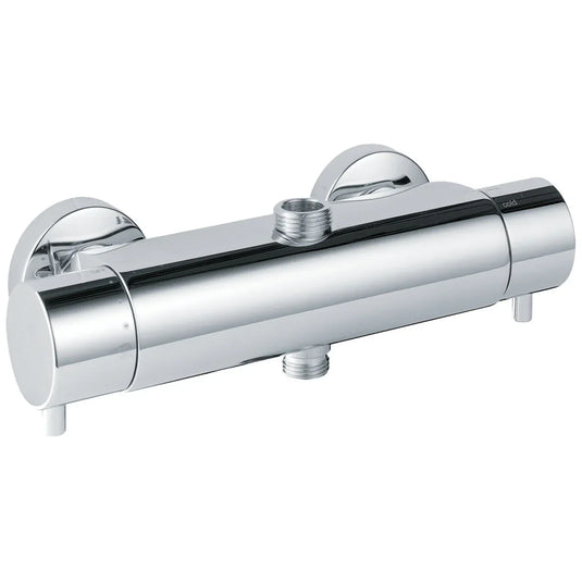 JTP Florence 2 Outlet Round Bar Valve - Chrome - 5281 - Envy Bathrooms Ltd
