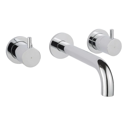 JTP Florence 3 Hole Wall Mounted Basin Mixer | Chrome | 55089A - Envy Bathrooms Ltd