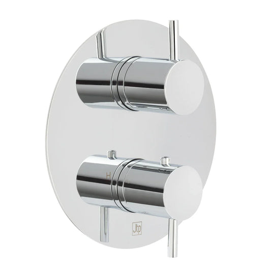 JTP Florence 3 Outlet Concealed Thermostat Valve - Chrome - 15681CL - Envy Bathrooms Ltd