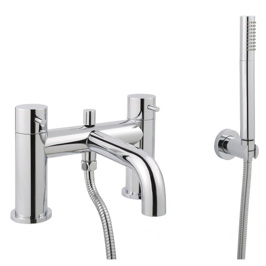 JTP Florence Bath Shower Mixer with Kit - Chrome - 55275 - Envy Bathrooms Ltd