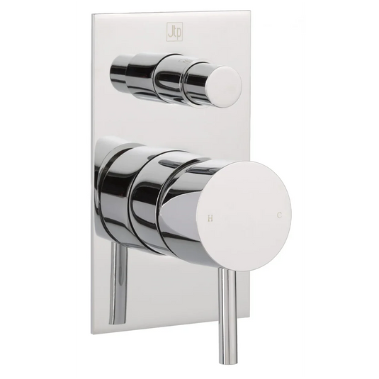 JTP Florence Florence Concealed Single Lever Diverter - Chrome - 55075 - Envy Bathrooms Ltd