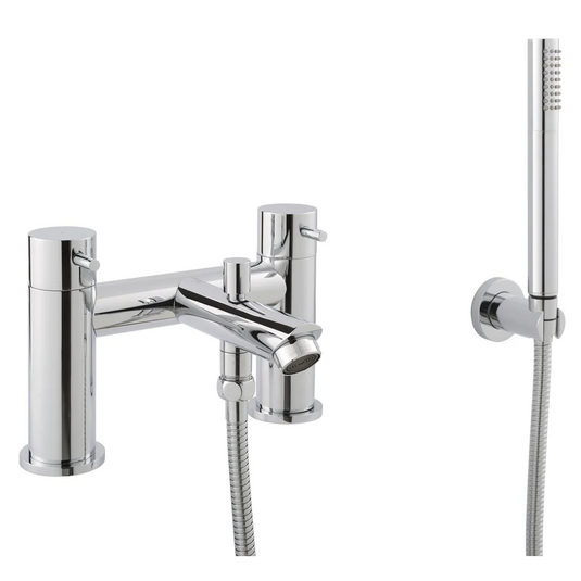 JTP Fonti Deck Mounted Bath Shower Mixer | Chrome | 15275 - Envy Bathrooms Ltd