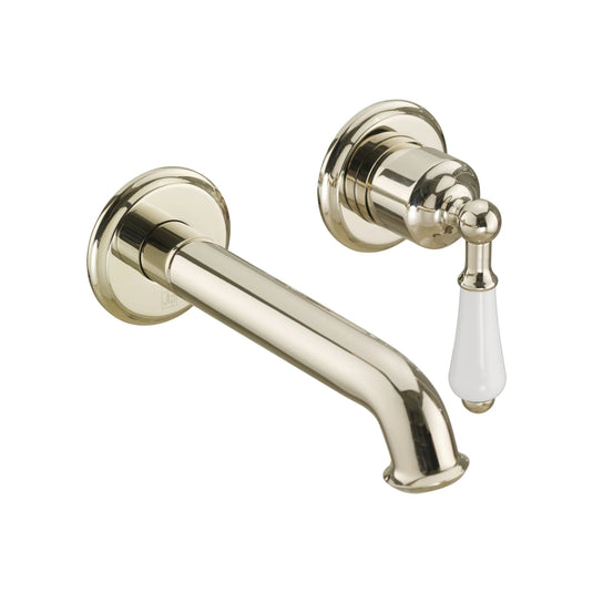 JTP Grosvenor Single Lever Wall Mounted Basin Mixer - Nickel - 85273NKMP - Envy Bathrooms Ltd