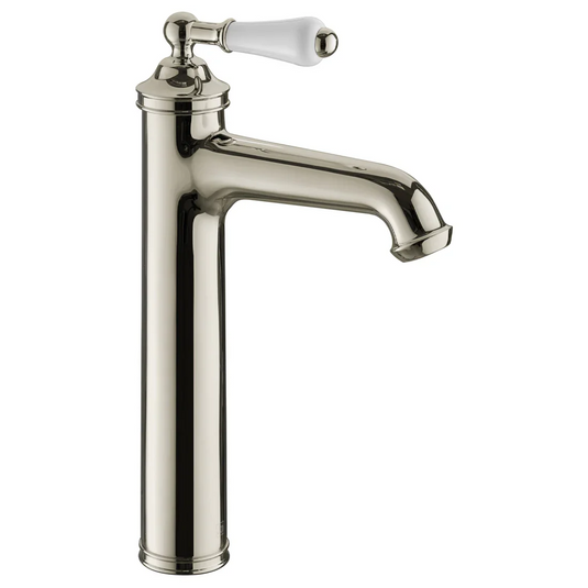 JTP Grosvenor Tall Single Lever Basin Mixer - Nickel - 85009NK - Envy Bathrooms Ltd