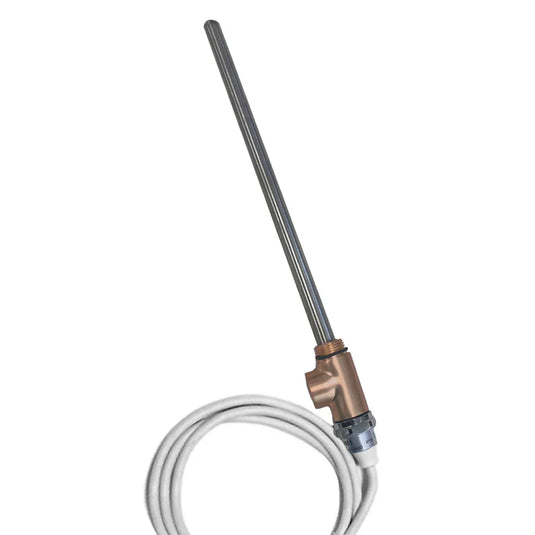 JTP Heating Element 200W with T Piece - Brushed Bronze - ELE200WBRZ - Envy Bathrooms Ltd