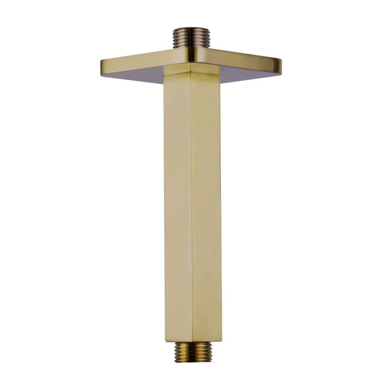 JTP HIX 150mm Ceiling Shower Arm - Brushed Brass - 33218BBR - Envy Bathrooms Ltd