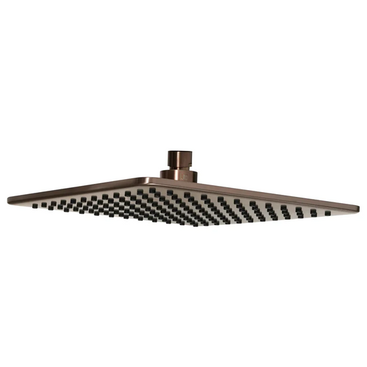 JTP HIX 250mm Shower Head - Brushed Bronze - 31250BRZ - Envy Bathrooms Ltd