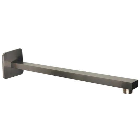 JTP HIX 380mm Wall Mounted Shower Arm - Brushed Black - 3721380BBL - Envy Bathrooms Ltd
