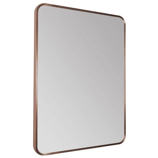 JTP Hix 800mm Non-illuminated Mirror - Brushed Bronze - 31M68WLBRZ - Envy Bathrooms Ltd