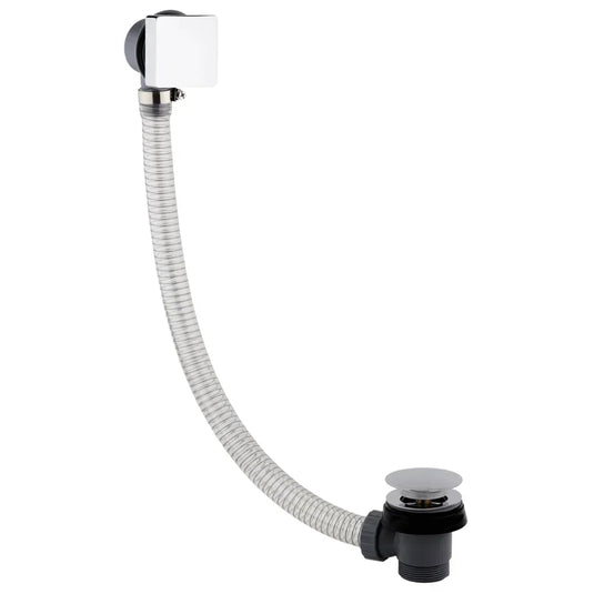 JTP Hix Click Clack Bath Waste with Overflow Filler - Chrome - Envy Bathrooms Ltd