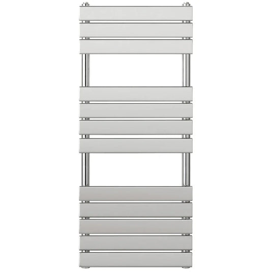 JTP Hix Designer Heated Towel Rail 1200mm H x 500mm W - Chrome - Envy Bathrooms Ltd