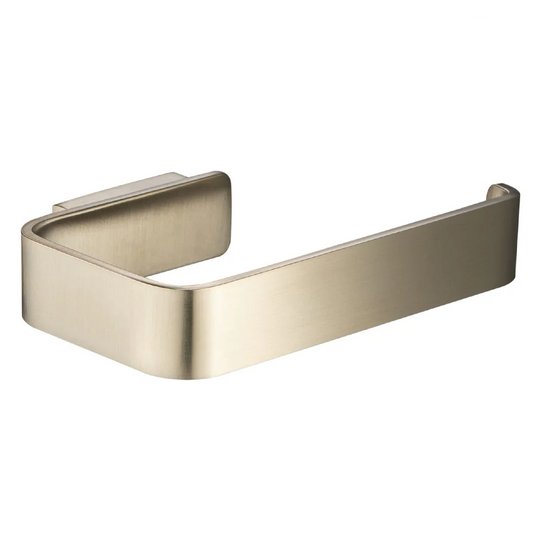 JTP HIX Toilet Paper Holder - Brushed Brass - 33151BBR - Envy Bathrooms Ltd