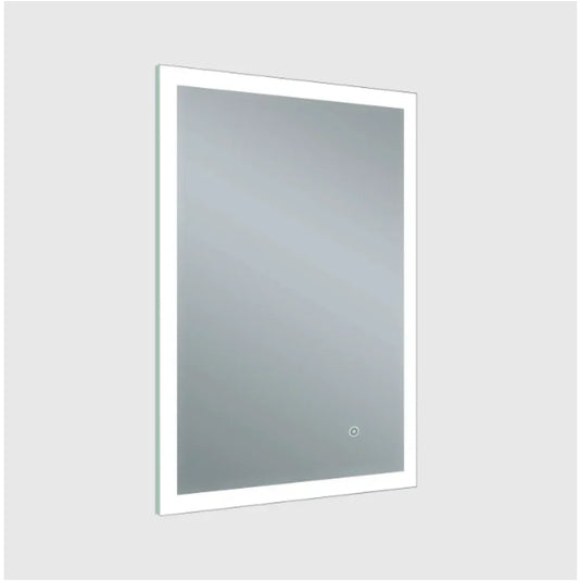 JTP Image Rectangular LED Illuminated Bathroom Mirror 700mm H x 500mm W - Chrome - Envy Bathrooms Ltd