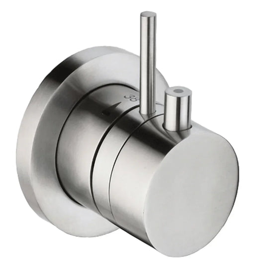 JTP Inox 1-Outlet Thermostatic Concealed Shower Valve - Stainless Steel - Envy Bathrooms Ltd