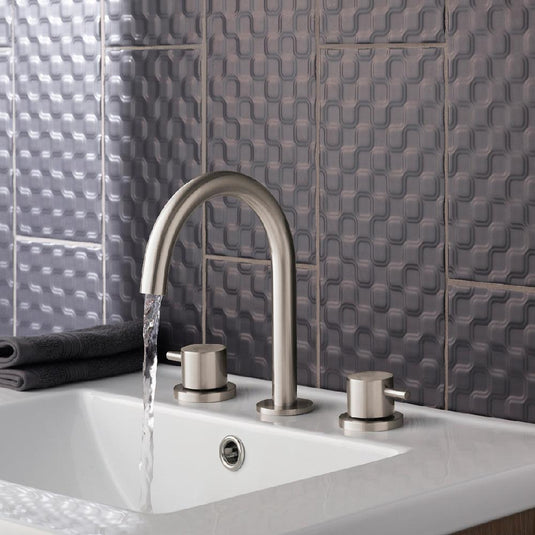 JTP Inox 3-Hole Deck Mounted Basin Mixer Tap - Stainless Steel - Envy Bathrooms Ltd