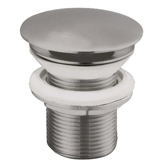 JTP Inox Click Clack Slotted Basin Waste - Stainless Steel - Envy Bathrooms Ltd