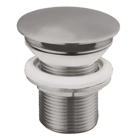 JTP Inox Click Clack Slotted Basin Waste - Stainless Steel - Envy Bathrooms Ltd