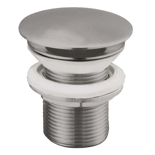 JTP Inox Click Clack Slotted Basin Waste - Stainless Steel - Envy Bathrooms Ltd