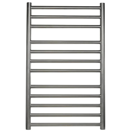 JTP Inox Designer Heated Towel Rail 800mm H x 500mm W - Stainless Steel - Envy Bathrooms Ltd