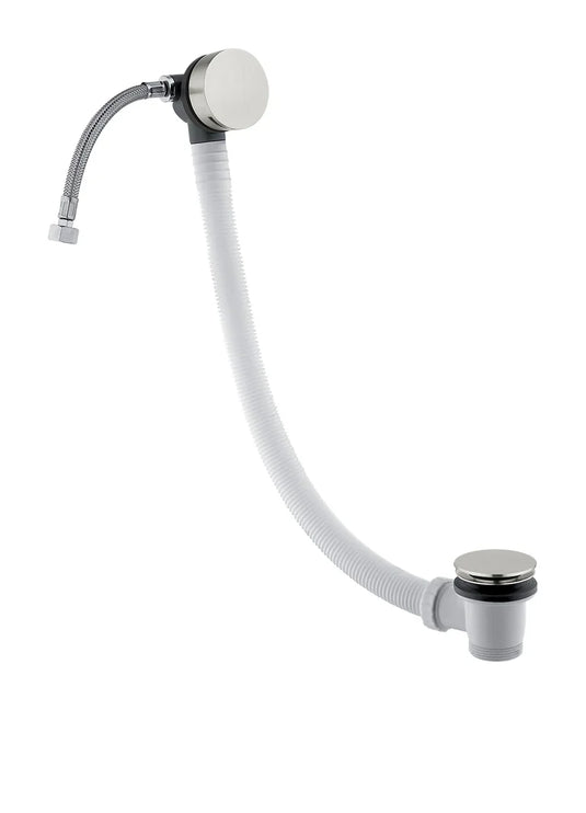 JTP Inox Exofil Click Clack Bath Waste - Stainless Steel - IX809HACC - Envy Bathrooms Ltd