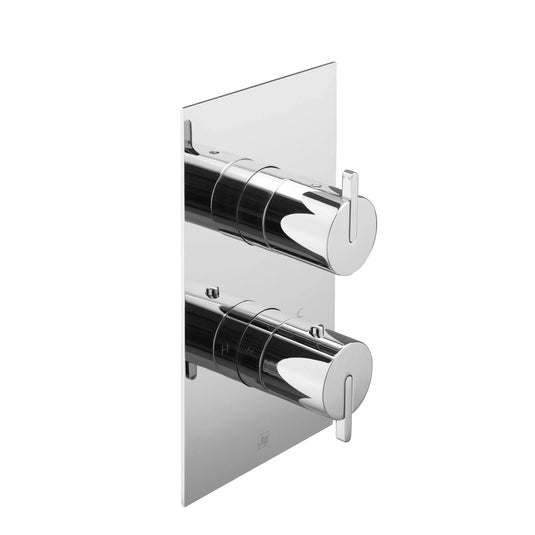 JTP Kio 2 Outlet Thermostat Shower Valve - Chrome - KIO671 - Envy Bathrooms Ltd