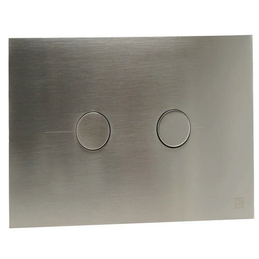 JTP Metal Pneumatic Dual Flush Plate - Stainless Steel - Envy Bathrooms Ltd