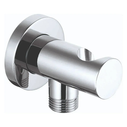JTP Minimalist Shower Outlet Elbow Wall Support - Chrome - Envy Bathrooms Ltd