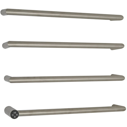 JTP Obi 485mm Electric Towel Radiator - Stainless Steel - OB600EIX - Envy Bathrooms Ltd