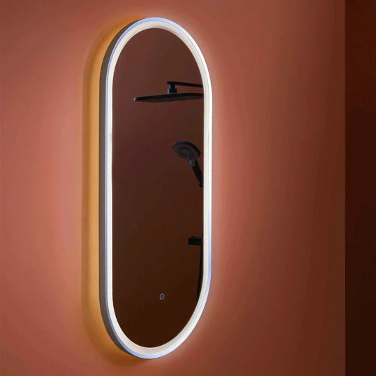 JTP Oval LED Illuminated Bathroom Mirror 1000mm H x 450mm W - Envy Bathrooms Ltd