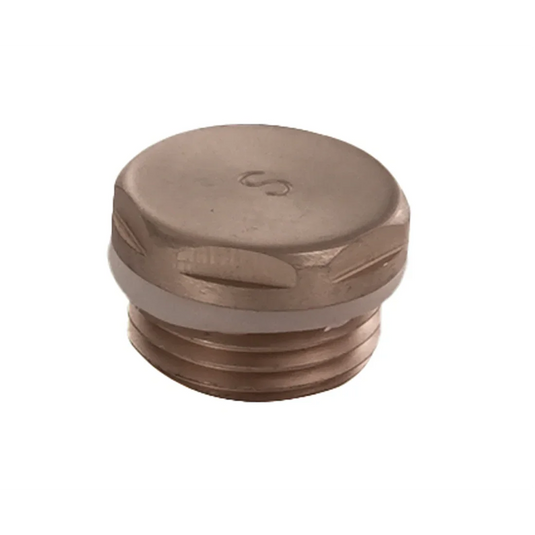 JTP Radiator Blanking Plug - Brushed Bronze - RBPBRZ - Envy Bathrooms Ltd
