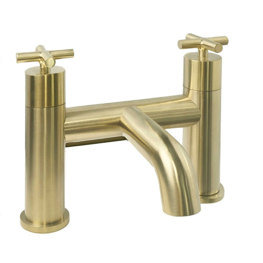 JTP Solex Brushed Brass Deck Mounted Bath Filler | 66223BBR - Envy Bathrooms Ltd