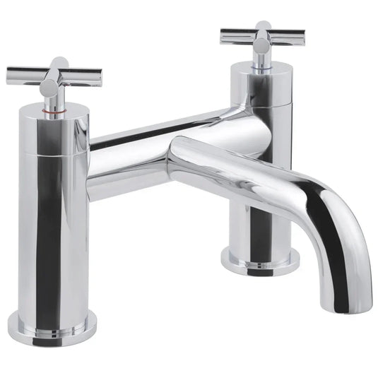 JTP Solex Deck Mounted Bath Filler Tap - Chrome - Envy Bathrooms Ltd