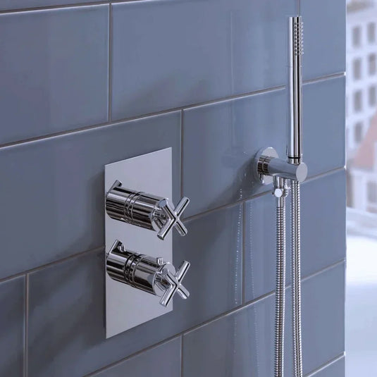 JTP Solex Thermostatic Concealed 3 Outlets Shower Valve - Chrome - Envy Bathrooms Ltd