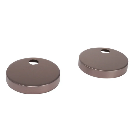 JTP Toilet Seat Fixing Covers - Brushed Bronze - TSFCBRZ - Envy Bathrooms Ltd