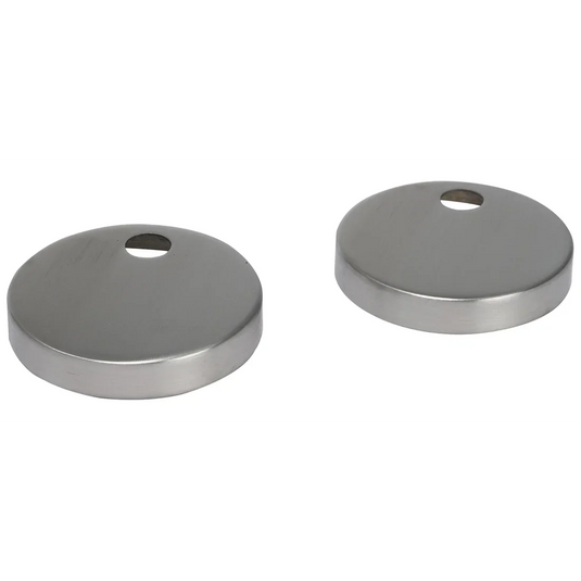 JTP Toilet Seat Fixing Covers - Stainless Steel - TSFCSS - Envy Bathrooms Ltd