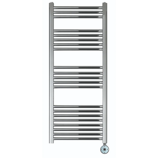 JTP Vos 1200 x 500mm Electric Towel Radiator - Chrome - VOSELT12C - Envy Bathrooms Ltd