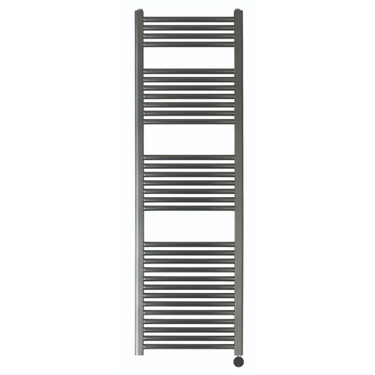 JTP Vos 1600 x 500mm Electric Towel Radiator - Brushed Black - VOSELT16BBL - Envy Bathrooms Ltd