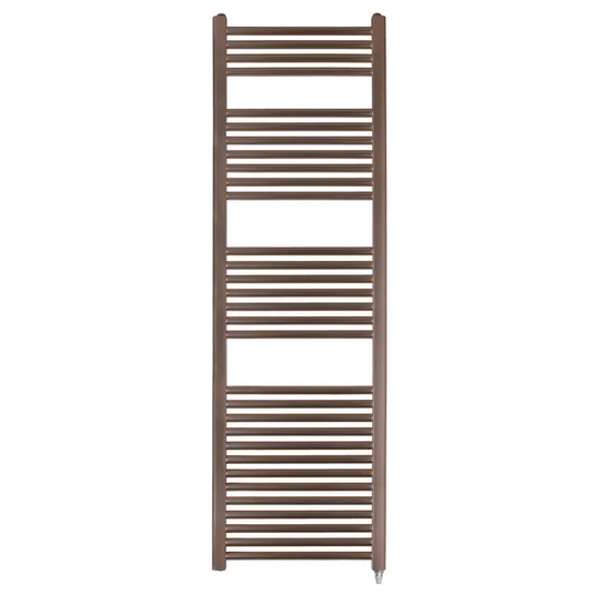 JTP Vos 1600 x 500mm Electric Towel Radiator - Brushed Bronze - VOSEL16BRZ - Envy Bathrooms Ltd