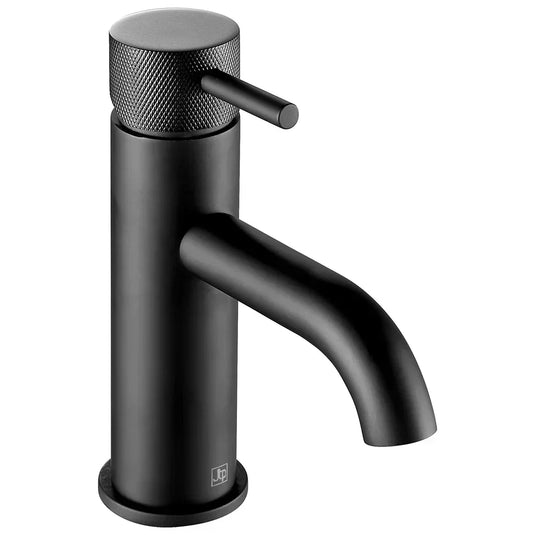 JTP Vos Basin Mixer Tap with Designer Handle - Matt Black - Envy Bathrooms Ltd