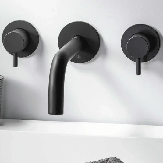 JTP Vos Bath and Basin Spout 150mm Long - Matt Black - Envy Bathrooms Ltd
