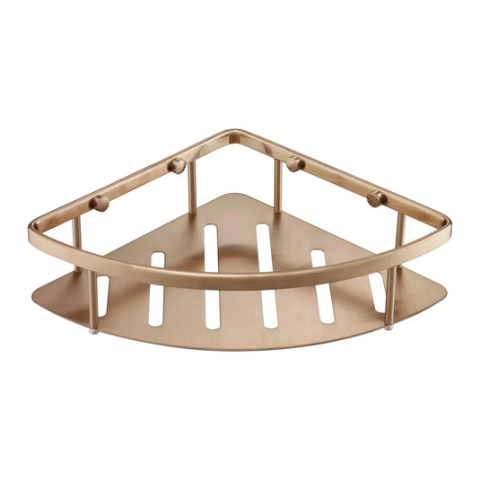 JTP Vos Corner Basket - Brushed Bronze - 212012BRZ - Envy Bathrooms Ltd