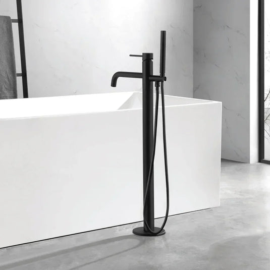JTP Vos Freestanding Bath Shower Mixer Tap with Kit - Matt Black - Envy Bathrooms Ltd