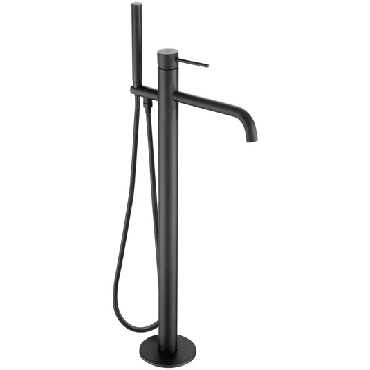 JTP Vos Freestanding Bath Shower Mixer Tap with Kit - Matt Black - Envy Bathrooms Ltd