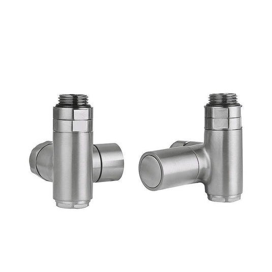 JTP Vos Inox Duel Fuel Radiator Valve- Stainless Steel - Envy Bathrooms Ltd