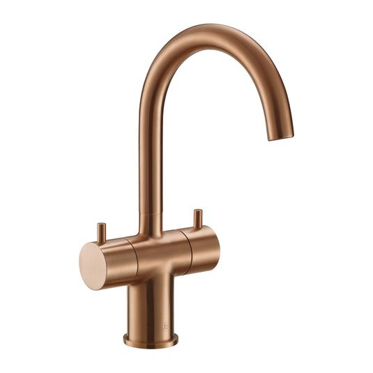 JTP VOS Mono Basin Mixer Swivel Spout Brushed Bronze | 27148BRZ - Envy Bathrooms Ltd