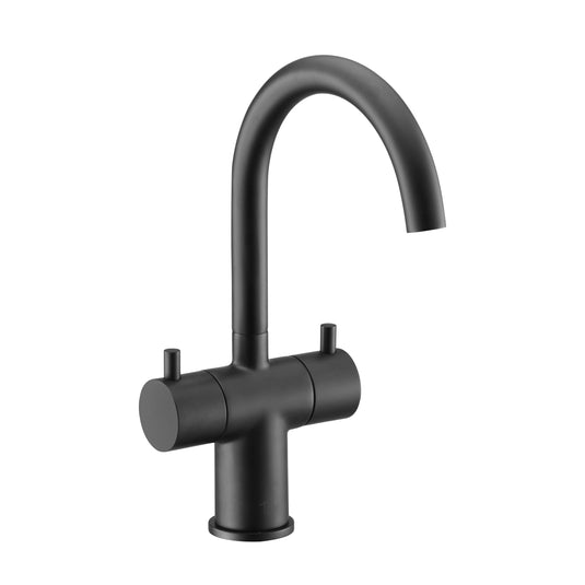 JTP VOS Mono Basin Mixer Swivel Spout Matt Black | 28148MB - Envy Bathrooms Ltd
