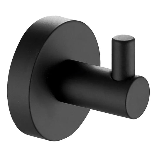 JTP Vos Robe Hook Wall Mounted - Matt Black - Envy Bathrooms Ltd