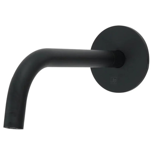 JTP Vos Slim Basin Spout 200mm Long - Matt Black - Envy Bathrooms Ltd