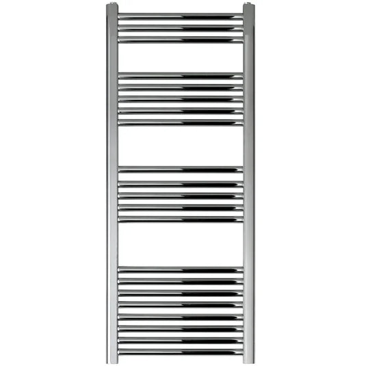 JTP Vos Straight Heated Towel Rail 1200mm H x 500mm W - Chrome - Envy Bathrooms Ltd