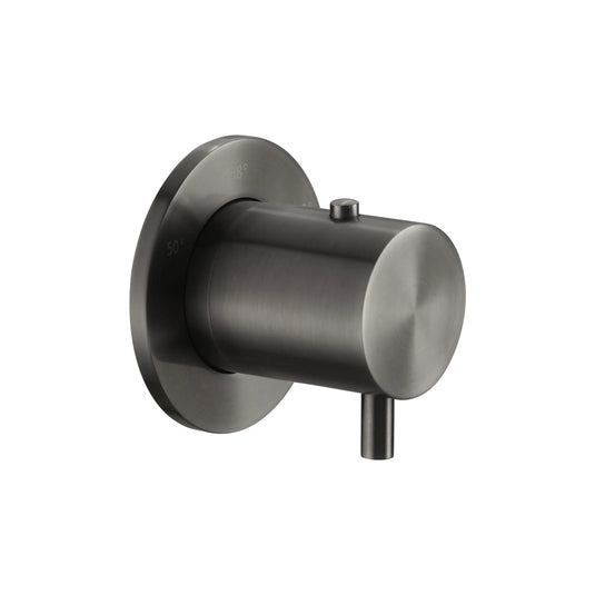 JTP Vos Thermostat For Douche - Brushed Black - 27012BBL - Envy Bathrooms Ltd